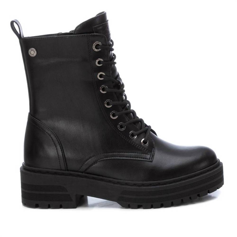 NEW XTI women's combat booties in black